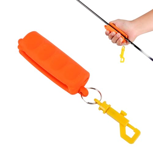 FENJANER Arrow Puller - Archery Target Remover Gripper - Hand Saver with Hanging Buckle for Hunting and Practice Shooting (Orange)
