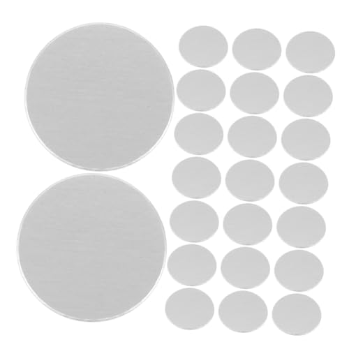 iplusmile 300 piezas Sellos de Tapa con Lámina de Aluminio para Botellas de Vidrio Película Antigoteo para Cosméticos y Aceites Esenciales Sellado Seguro y Extendida