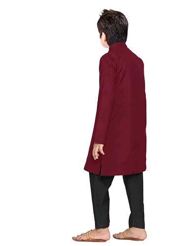 Image of Trustous Elegant Ethnic Wear Boys's Cotton Kurta Pyjama Sets