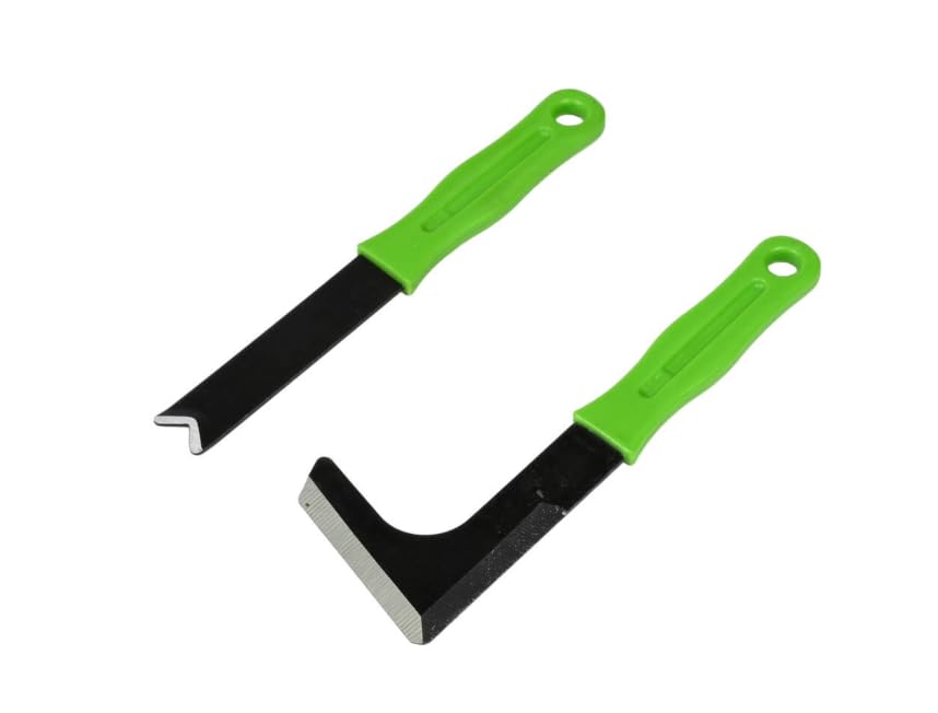 dyck24 Unkraut-Fugenkratzer 2-tlg, Unkrautstecher Fugenkratzer 2er Set Fugenreiniger Fugenwerkzeug Gartenwerkzeug, Handwerk, Heimarbeit, Fußboden