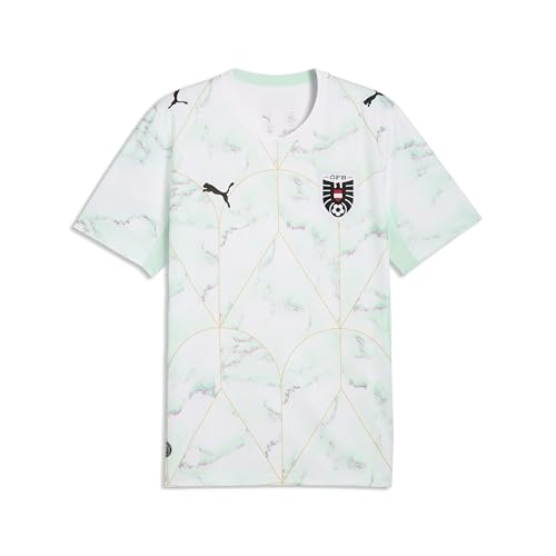 PUMA Herren Öfb Away Jersey Replica Trikots Puma White-Mint Melt XL EU