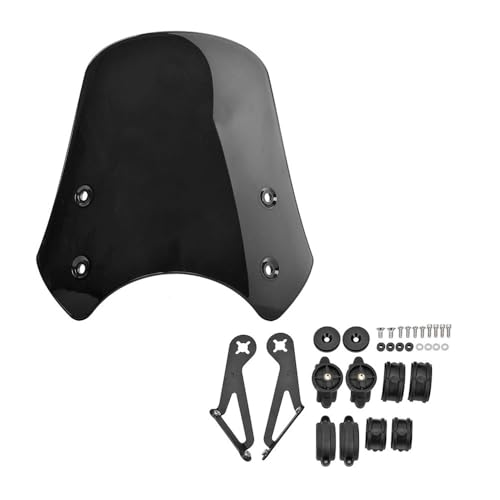 Pare-Brise de Moto pour FXDF Fat Bob et FLD Déflecteur de Vent 40-50 mm En Plastique Transparent