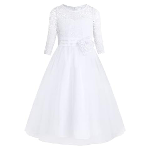 MSemis Floral Lace Half Sleeve Dress Cover