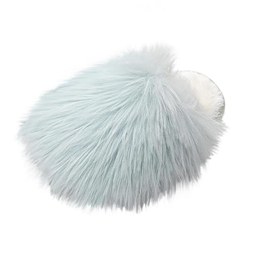 Cute Plush Slipper for Women Close-toe Lightweight Casual Winter Slide Faux Fur Anti-slip Flat Sandal Lounging Shoe