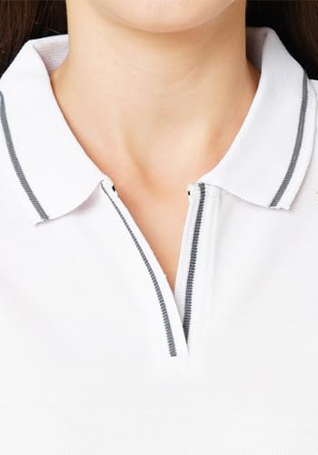 Image of Wear Your Opinion Womens Premium Pique Polo Collar Neck T-Shirt Womens Premium Pique Polo Collar Neck T-Shirt (Design: Tipped Polo)