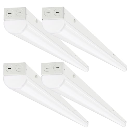 DAKASON 8FT LED Linear Light Fixture 4 Pack...