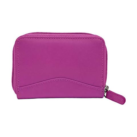 ili New York 6711 Leather RFID Accordian Wallet (Fab Fus) Cover