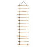 Wandspalier aus Haselnuss für Kletterpflanzen · 35 x 120 cm · Jute Rankhilfe perfekt für Balkon Garten und Terrasse · Wand Spalier Kletterhilfe