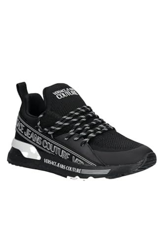 Image of VERSACE JEANS COUTURE Sneaker 78YA3SA3 ZSC65 (Black 899, US Footwear Size System, Adult, Men, Numeric, Medium, 9)