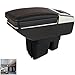 Produktbild SZSS-CAR Leder-Aufbewahrungsbox für die Mittelkonsole (schwarz) Kompatibel mit VW Golf 7 MK7 2013 2014 2015 2016 2017
