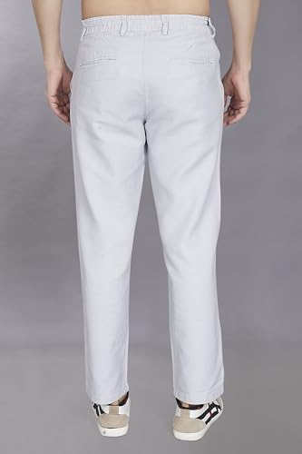 Image of DIVISIVE Men's Relaxed Fit Cotton Linen Blend Trousers