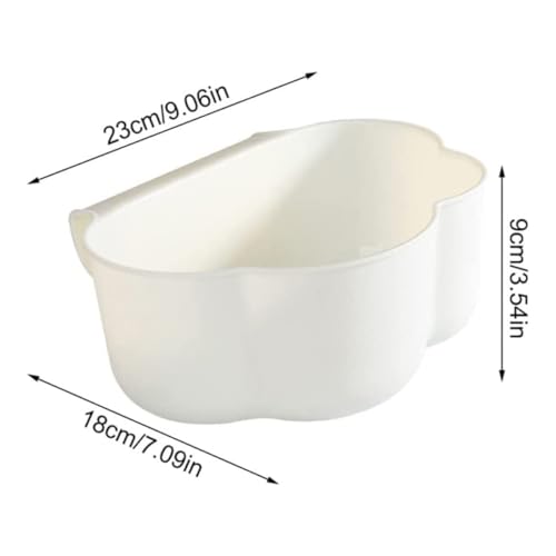 Contenedor Colgante para Basura de Cocina Pequeño Blanco miniatura 2