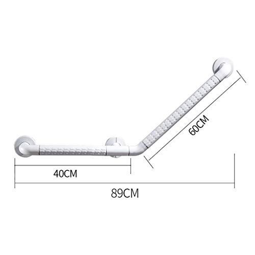 Barre d'appui pour douche PMR blanche prévient la glissade en bain
