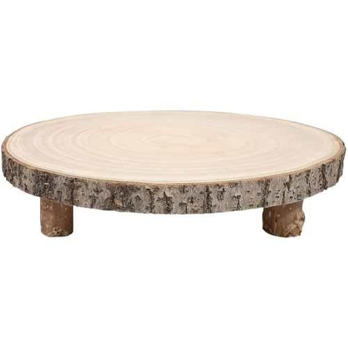 Support à gâteau en bois rustique de qualité supérieure