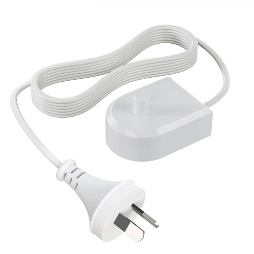 Charger Base for Philips Toothbrush Electric HX6100, Travel Charger for Philips HX3000 / HX6000 / HX8000 / HX9000 Series, Portable Waterproof Power Cord 1.2m AU Plug