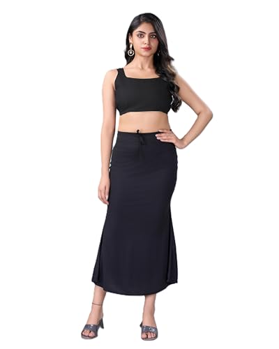 Image of LADLA FASHION] Women's Saree Shapewear - Mermaid Cut Saree Shaper Petticoat with Side Slit,