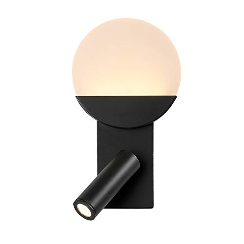 Luminaire loft noir applique LED 4W pour orienter la lumière du lit