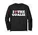 I Love The Goalie Cute Soccer Goalie Family Grandma Mom Long Sleeve T-Shirt