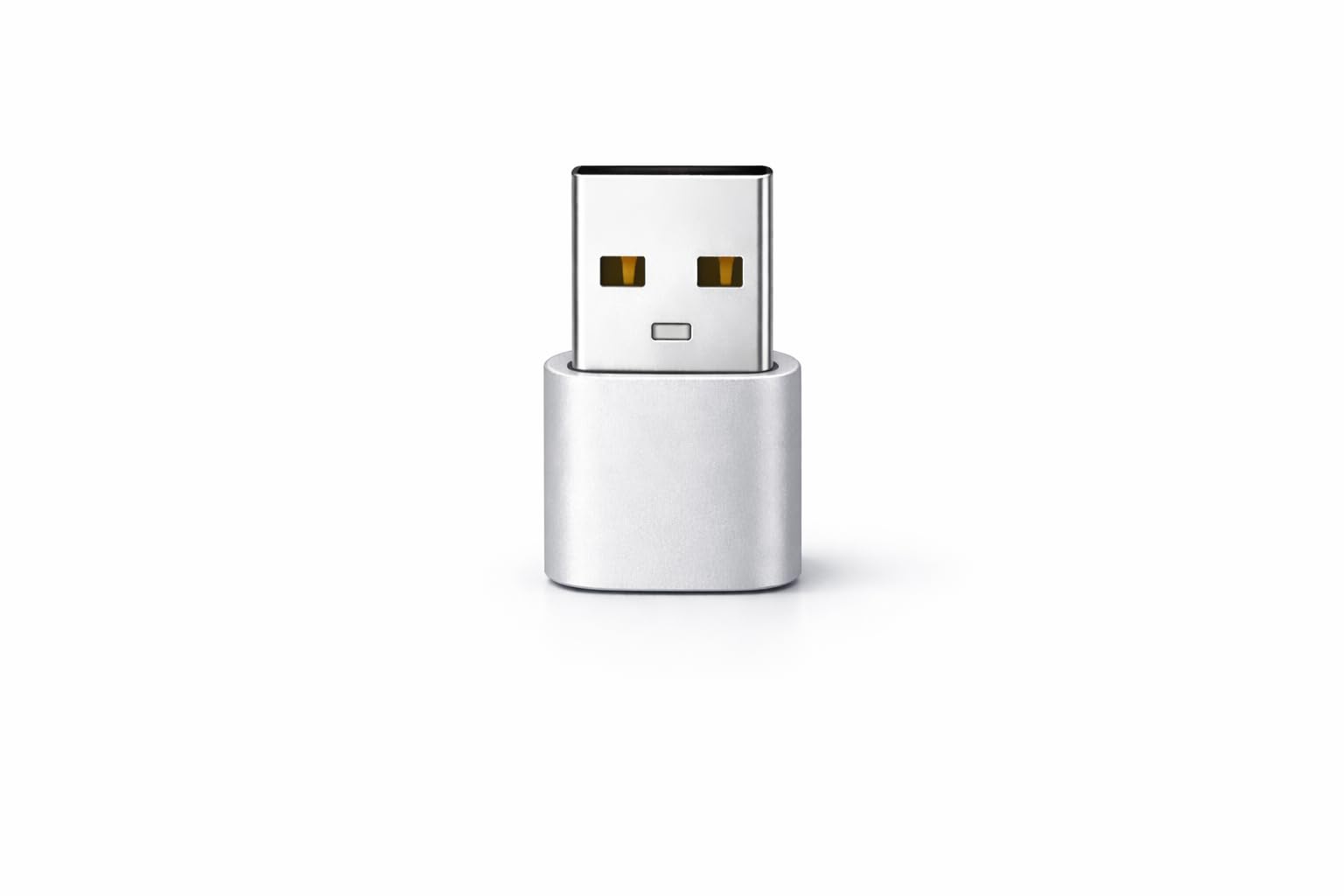 Pack de 3 Adaptateurs USB-A vers USB-C – Compatible Apple iPhone 15/16 / 17, iPad, AirPods – Samsung Galaxy S23 / S24 / S25 – Charge Rapide & données (Argent) - 2