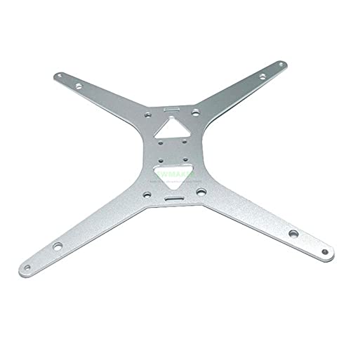 Lysee 3D Printer Parts & Accessories - Aluminum MGN12H heatbed Support 3mm Thickness Anodized Metal Y Carriage Plate for DIY Tarantula/H 3D Printer - (Color: Black)