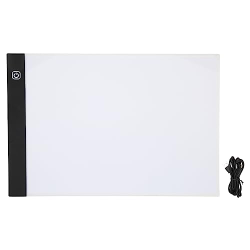 A4 Tracing Light Box, 3 Levels Adjust Brightness Light Up Tracing Pad Touch Sensor Uniform Lighting LED Tracing Light Pad for Drawing, Sketching, Animation