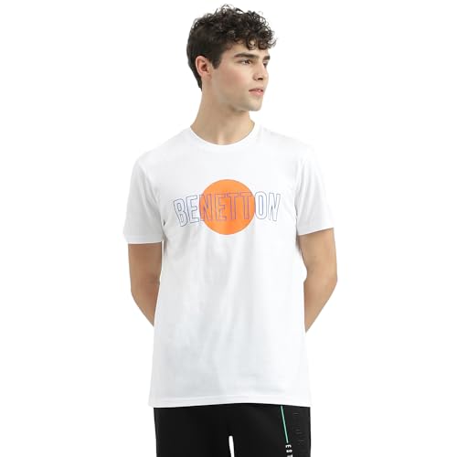 Image of United Colors of Benetton Men's Cotton Regular Fit T-Shirt