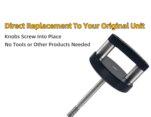 DEWHEL Black Quick Removal Thumb Screw with D Ring Aluminum Freedom Hard Top Mounting Knob Compatible with 2007-2018 Jeep Wrangler JK 2dr and Unlimited 4dr - Thumbnail 4