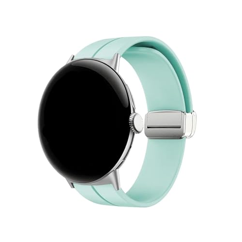 [LOKLNEYK] �X�|�[�c�V���R���x���g�ɓK������Google Pixel Watch 2 3 41mm 45mm�����p�[�c(Silver light green,For Pixel watch 2 3 41mm)