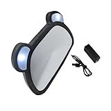 Clip pour miroir de voiture pour : le miroir est suffisamment grand pour clairement mais intrusif pour la conduite.