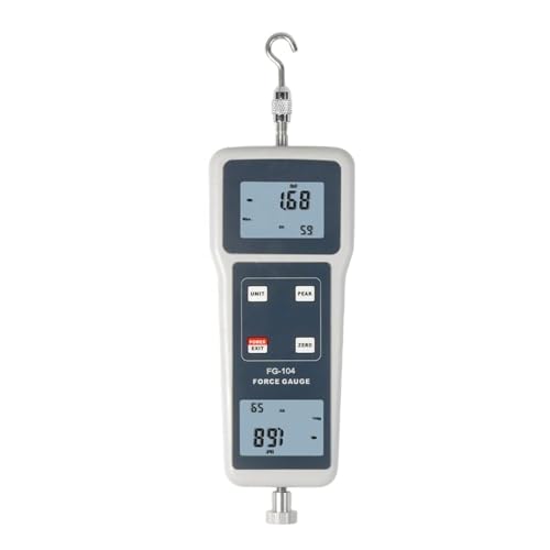 EJGMCNSGB Digital Pull Force Gauge With LCD Display 1-100K FG-104 High-accuracy Portable Dynamometer Widely Used(104-1K)