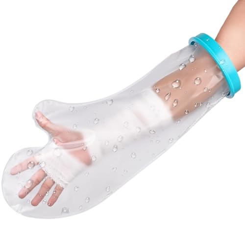 NHQZ 1 Pieza Funda Escayola Brazo Niño, Impermeable Protector Escayola Brazo Niño Para Muñeca Rota, Codo, Dedos