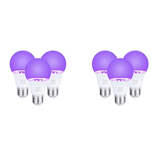 ISTOVO 6 Stücke 10 W UV Birne Fluoreszierende Erkennung UV Lampe Schwarzlicht Blau Lampe E26 110 V 220 V für DJ Party Dekoration