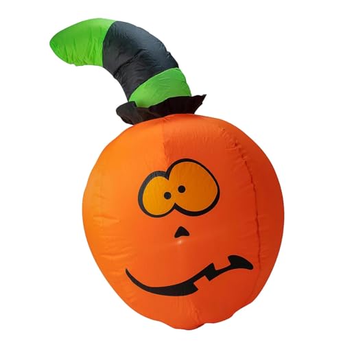 Citrouille gonflable d'Halloween décoration extérieure géante de jardin 1,2 m - 3