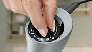 Bosch Frullatore a Immersione MSM67170, 750 W, 12 Velocità, Lama in Acciaio Inox, Impugnatura Ergonomica, Tritatutto, Lama Tritaghiaccio e Frusta Inclusi, Bicchiere Graduato, Cavo a Spirale, Nero