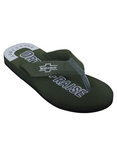 Image of Extra Soft Orthopaedic Comfort Slippers for Men | Anti-Skid, Arch Support, Doctor Recommended Flip Flops | Relax Footwear for Heel & Ankle Pain Relief