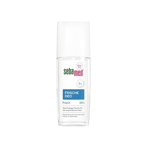 Sebamed Deo-Spray Frische Deo Frisch 75 ml mit 48 Stunden Wirkung ohne Aluminiumsalze nachhaltige Frische für die empfindliche Haut hinterlässt keine weißen Rückstände