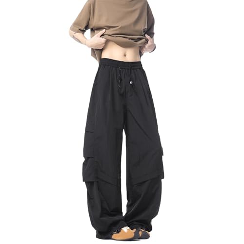 Men's Pants Workwear Ice Silk Wide Leg Lightweight Loose Sport Summer Casual Long Pants for Men3