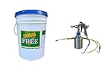 Corrosion Free Rust Cure Formula 3000-5 Gallon Pail – No-Drip Rust Inhibitor & Undercoating for Cars, Trucks, Tractors, Snowblowers – Stops & Prevents Rust –Includes RP460 HD Applicator Gun