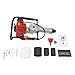 52CC T Post Driver Piledriver 2 Stroke Gas Powered T-Post Driver Heavy Duty Gasoline Push Pile Profession Kit Gasoline Piling Driver Portable Lightweight