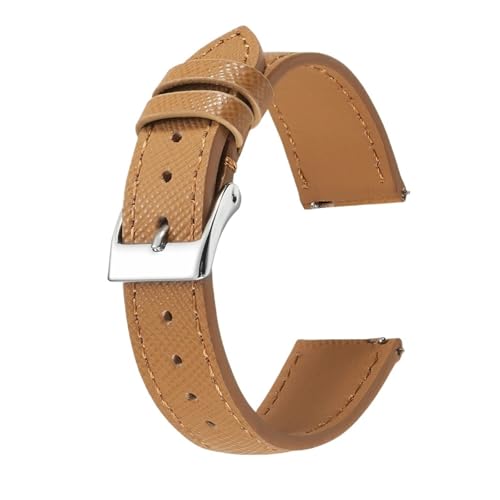 Bracelet montre cuir souple résout irritation poignet 20mm