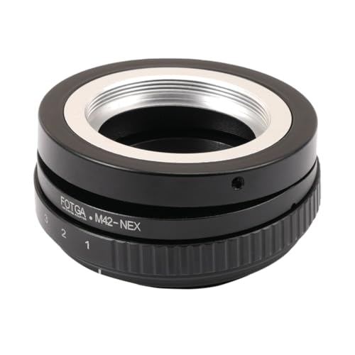 M42 Tilt Adapter Manual Focusing Lens Adapter Replacement for VG-900 A7 A7R