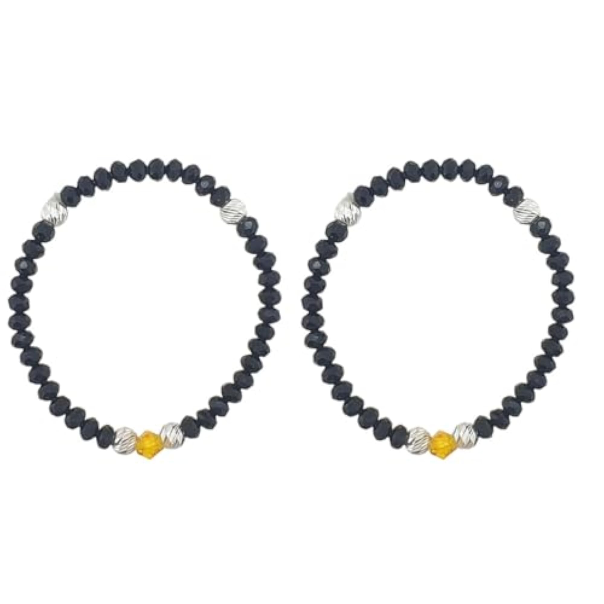 925 Sterling Silver Stretchable Nazariya Hand Bracelet for Babies