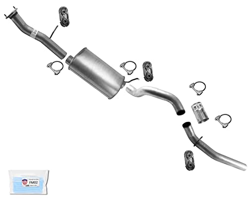 Exhaust Muffler Pipes Replacement Parts For 2007-2010 GM Silverado 2500HD 6.0 with 133