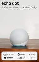 Echo Dot (Neueste Generation) | Smarter WLAN- und Bluetooth-Lautsprecher und gigantischem, sattem Klang | Weiß, mit Alexa+ Early Access – Ansicht 8