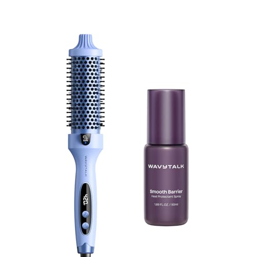 Wavytalk Blowout Boost Thermal Brush and Heat protectant Spray for Hair 1.69 Fl Oz