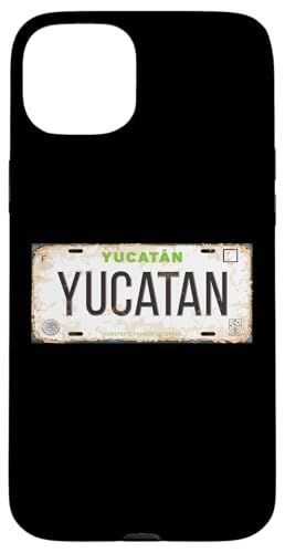 Yucatan Mexico License Plate Mexican Travel Vacation Beach �X�}�z�P�[�X iPhone 15 Plus �p