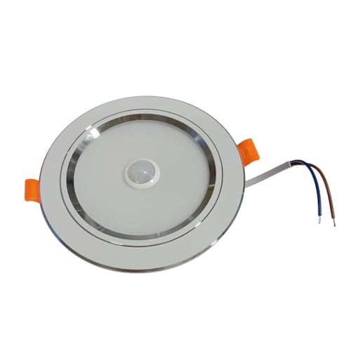 budiniao Lámpara de Techo de 9W de Alto Brillo para el hogar, lámpara empotrada para Pasillo de apartamento, Sala de Estar, Dormitorio, Cocina, decoración de focos