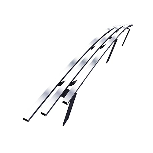 APS Chrome Billet Grille Grill Insert Compatible with Chevy Monte