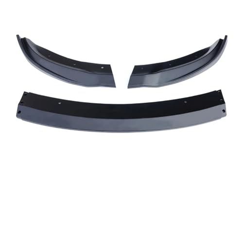 Alerón de labio delantero para Tesla Model 3 2019-2025 en color negro mate