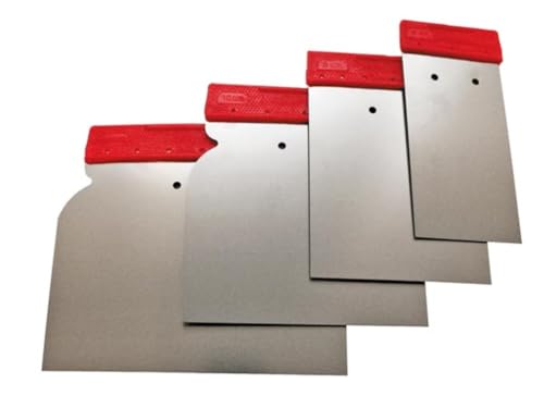 Toolland Japanspachtel-Satz, 4-tlg., Kunststoffgriff